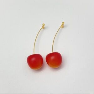 Cherry Drop Earrings 🍒